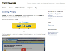 Tablet Screenshot of frankhaywood.com